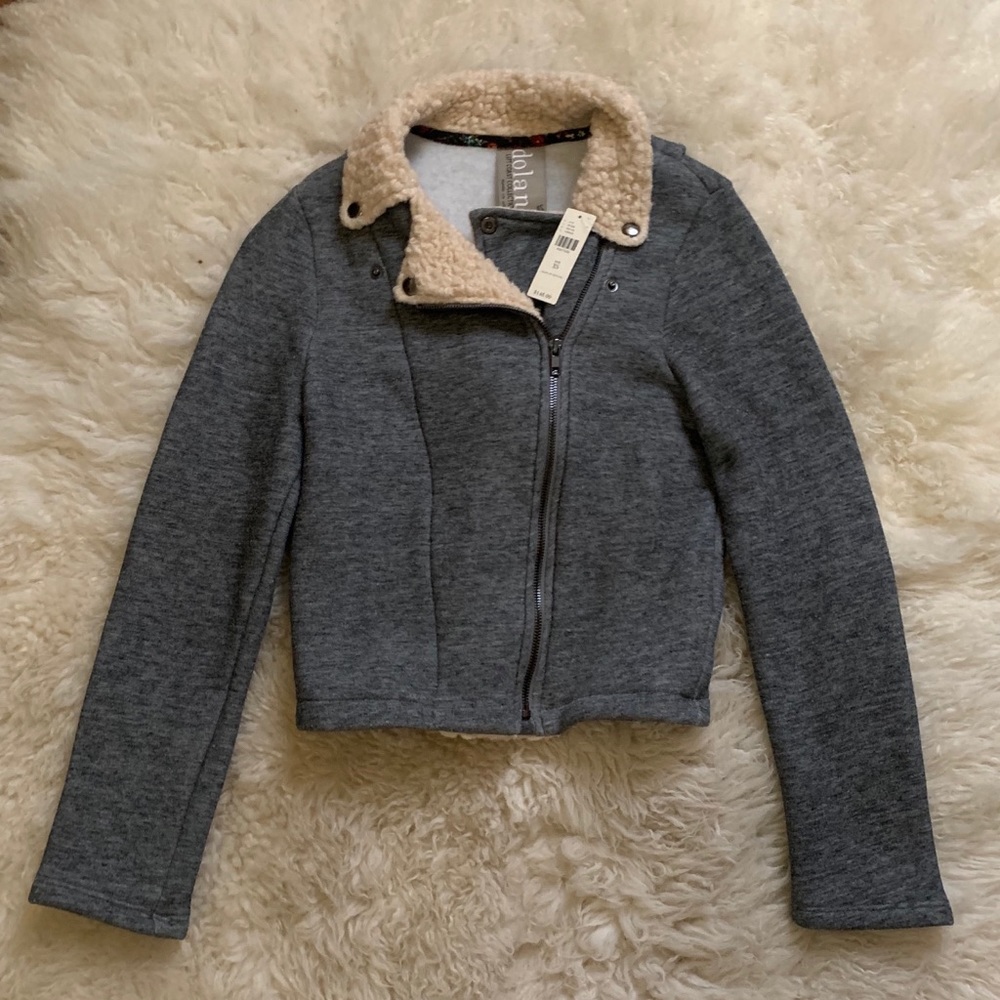 Dolan Left Coast Collection Sherpa moto jacket -XS